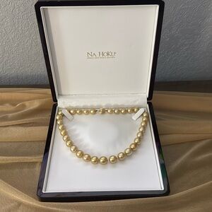 Golden South Sea pearl strand